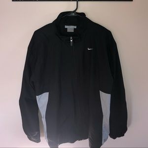 Black and Grey Nike Windbreaker